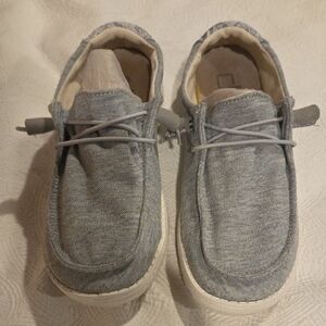 Hey Dude Glacier Gray Slip-On Shoes